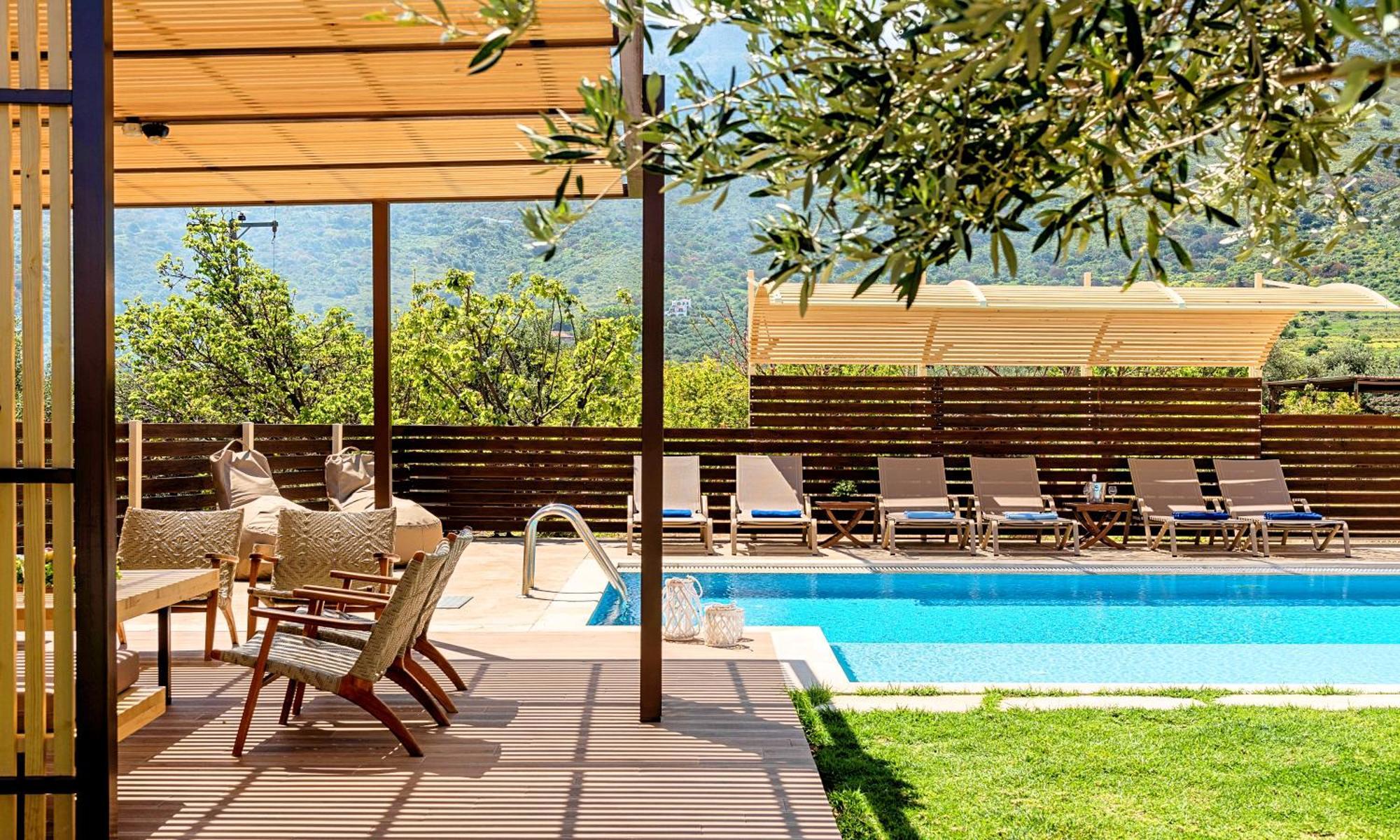 Cretan Sunrise Villa Heated Pool Dhimitroulianá Extérieur photo