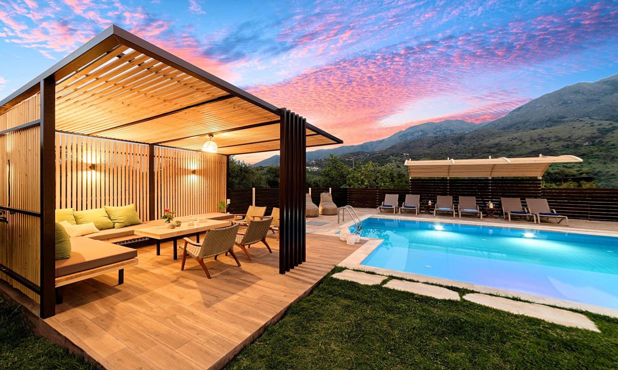 Cretan Sunrise Villa Heated Pool Dhimitroulianá Extérieur photo