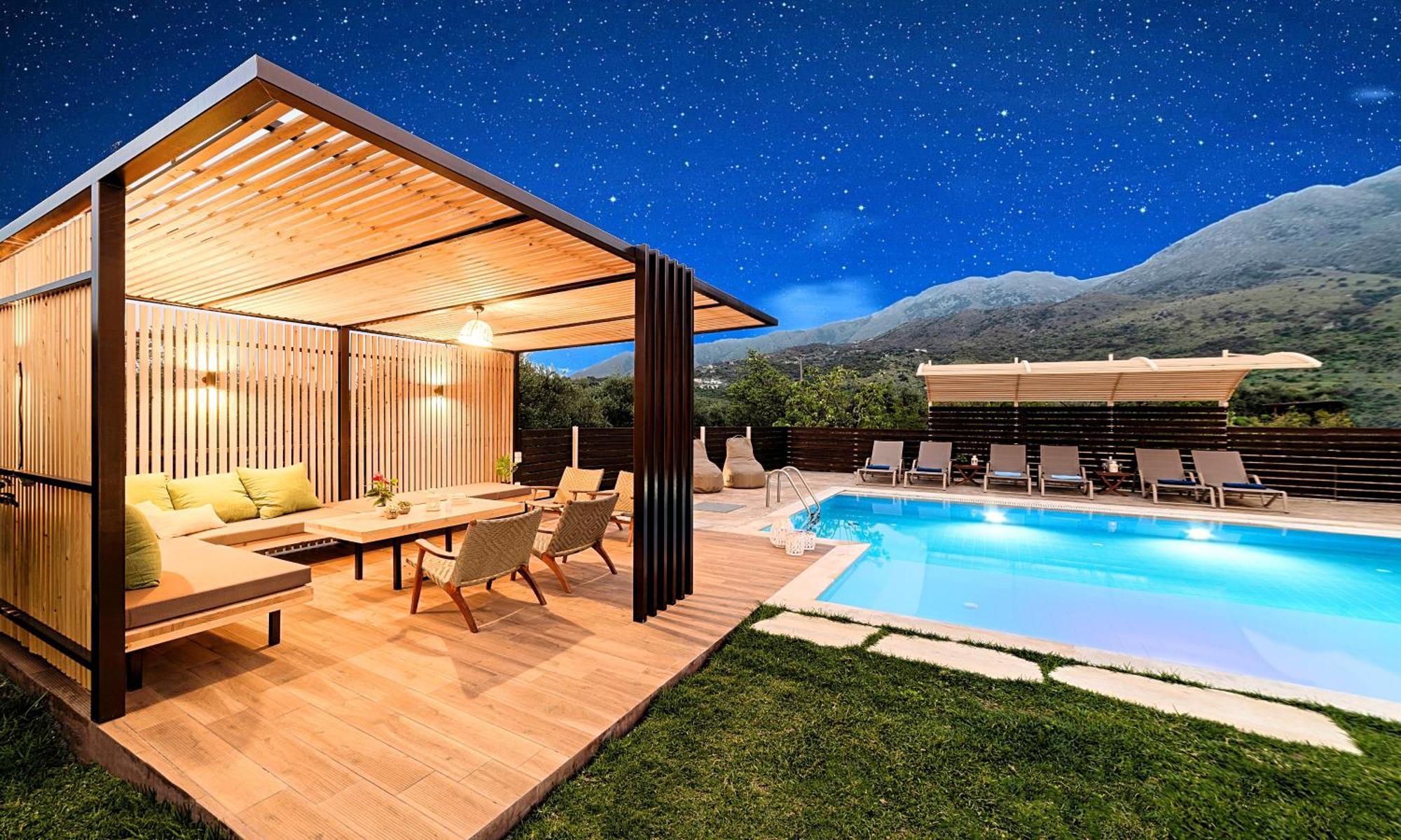 Cretan Sunrise Villa Heated Pool Dhimitroulianá Extérieur photo